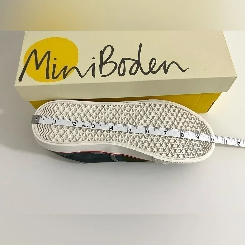 Mini Boden Printed Low Top Sneakers (Size 38)